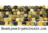 CHJ115 15 inches 8mm square honeybee jasper beads