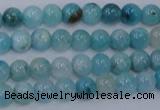 CHM200 15.5 inches 4mm round blue hemimorphite beads wholesale