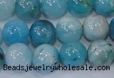 CHM204 15.5 inches 12mm round blue hemimorphite beads wholesale