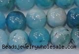 CHM205 15.5 inches 14mm round blue hemimorphite beads wholesale