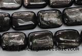 CHS91 15.5 inches 13*18mm rectangle natural hypersthene beads