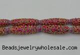 CIB620 16*60mm rice fashion Indonesia jewelry beads wholesale