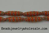 CIB635 16*60mm rice fashion Indonesia jewelry beads wholesale