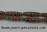 CIB640 16*60mm rice fashion Indonesia jewelry beads wholesale