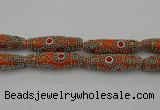 CIB647 16*60mm rice fashion Indonesia jewelry beads wholesale