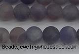 CIL109 15.5 inches 6mm round matte iolite gemstone beads