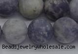 CIL112 15.5 inches 12mm round matte iolite gemstone beads