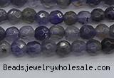 CIL117 15.5 inches 4mm faceted round iolite gemstone beads