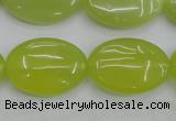 CKA250 15.5 inches 18*25mm oval Korean jade gemstone beads