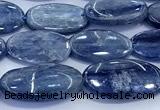 CKC817 15 inches 8*12mm - 9*15mm oval blue kyanite beads