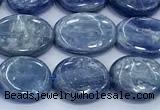 CKC818 15 inches 10*12mm - 10*14mm oval blue kyanite beads