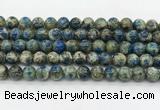 CKJ476 15.5 inches 10mm round natural k2 jasper beads wholesale