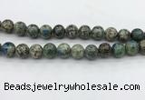 CKJ477 15.5 inches 12mm round natural k2 jasper beads wholesale