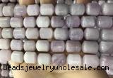 CKU332 15.5 inches 10*12mm tube kunzite gemstone beads