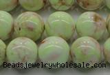 CLE203 15.5 inches 10mm round lemon turquoise beads wholesale