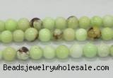 CLE31 15.5 inches 6mm round lemon turquoise beads wholesale