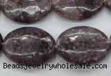 CLI30 15.5 inches 18*25mm oval lilac jasper beads wholesale