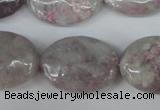 CLI70 15.5 inches 18*25mm oval lilac jasper beads wholesale