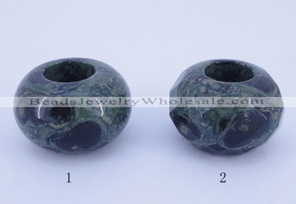 CLO24 19*30mm rondelle loose kambaba jasper gemstone beads wholesale