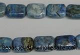 CLR220 15.5 inches 10*14mm rectangle larimar gemstone beads