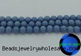CLU104 15.5 inches 12mm round blue luminous stone beads