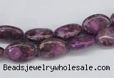 CMB35 15.5 inches 10*14mm oval dyed natural medical stone beads