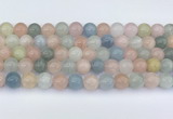 CMG433 15.5 inches 10mm round morganite beads wholesale