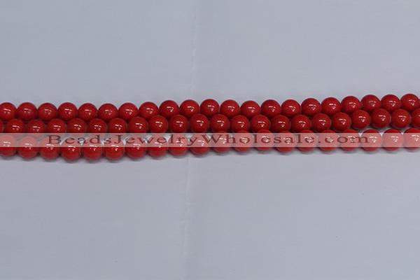 CMJ122 15.5 inches 8mm round Mashan jade beads wholesale
