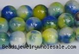 CMJ1221 15.5 inches 8mm round jade beads wholesale