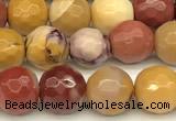 CMK360 15 inches 6mm faceted round mookaite beads wholesale