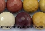 CMK373 15 inches 10mm faceted round mookaite gemstone beads