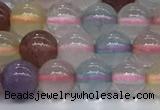 CMQ570 15.5 inches 6mm round mixed quartz beads wholesale