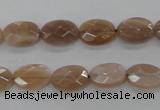 CMS107 15.5 inches 8*12mm faceted oval moonstone gemstone beads CMS107 15.5 inches 8*12mm faceted oval moonstone gemstone beads