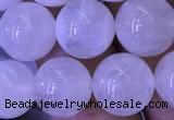 CMS1404 15.5 inches 12mm round white moonstone beads wholesale