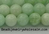 CMS412 15.5 inches 8mm round green moonstone beads wholesale
