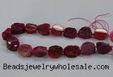 CNG2770 15.5 inches 20*22mm - 22*26mm freeform agate beads CNG2770 15.5 inches 20*22mm - 22*26mm freeform agate beads