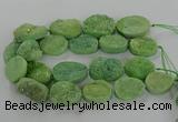 CNG3273 15.5 inches 22*30mm - 30*40mm freeform druzy agate beads
