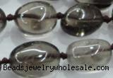 CNG355 15.5 inches 15*20mm - 25*30mm nuggets smoky quartz beads