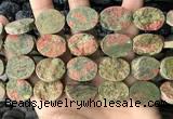CNG3707 15.5 inches 15*20mm oval rough unakite gemstone beads CNG3707 15.5 inches 15*20mm oval rough unakite gemstone beads