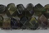 CNG5097 15.5 inches 10*14mm - 12*16mm faceted nuggets fluorite beads