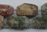 CNG5396 15.5 inches 12*16mm - 18*28mm faceted nuggets ghost gemstone beads