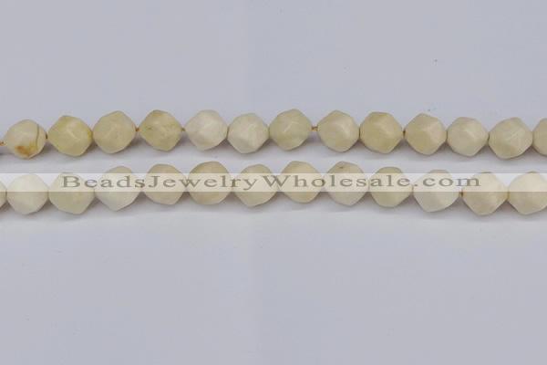 CNG6196 15.5 inches 10mm faceted nuggets jasper beads