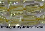 CNG6806 15.5 inches 5*8mm - 8*12mm nuggets lemon quartz beads