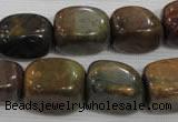 CNG745 15.5 inches 15*18mm nuggets tree agate beads wholesale