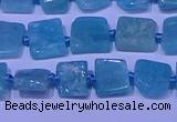 CNG7542 15.5 inches 6*8mm - 10*12mm freeform amazonite beads
