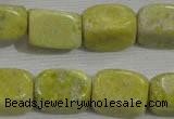 CNG761 15.5 inches 15*20mm nuggets lemon jade beads wholesale