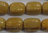 CNG779 15.5 inches 15*20mm nuggets yellow jasper beads wholesale