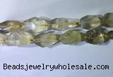 CNG7953 15.5 inches 15*25mm - 20*40mm nuggets lemon quartz beads