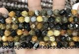 CNG8776 15 inches 8mm faceted nuggets jasper gemstone beads