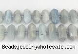 CNG8913 15.5 inches 10*25mm - 15*30mm faceted nuggets aquamarine beads CNG8913 15.5 inches 10*25mm - 15*30mm faceted nuggets aquamarine beads